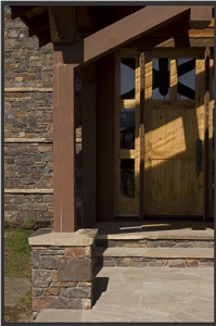 Chief Joseph Wall Stone, Brown Sandstone Wall
