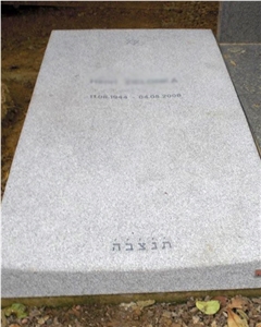 Granites Lucas - Custom Jewish Style Monument, Kuru Grey Granite Jewish Tombstone