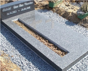 Granites Lucas - Custom Jewish Style Monument, Kuru Grey Granite Jewish Tombstone