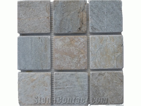 China Yellow Slate Flagstone Walkway Pavers & Patio Pavers for Exterior Stone,Landscaping Stone