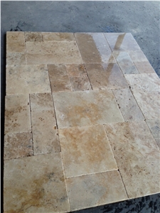 Mix Travertine Versailles Pattern