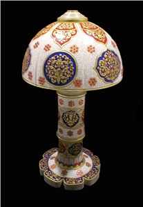 Marble Antique Victorian Marble Lamps, White Marble Home Decor Marble Antique Victorian Marble Lamps, White Marble Home Decor