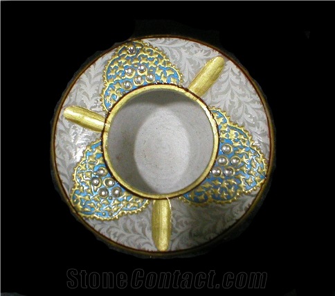 White Marble Ashtray