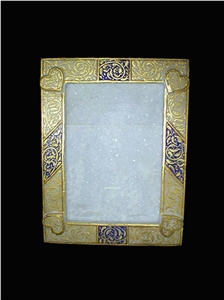 White Marble Photo Frames