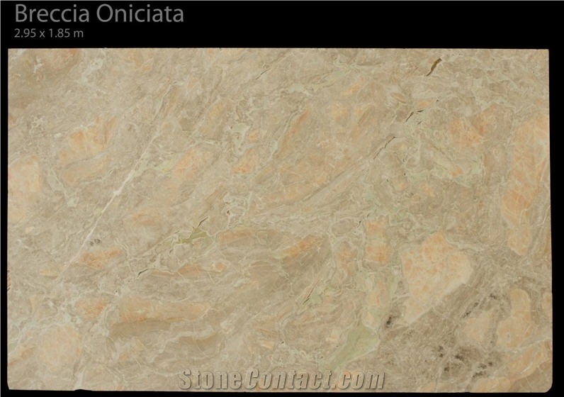 Breccia Oniciata Marble Slabs, Italy Yellow Marble