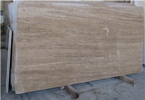 Noce Travertine Vein Cut, Iran Brown Travertine