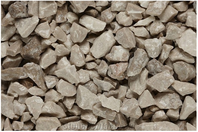 Alps Marble, Castione Chiaro White Marble Pebble, Gravel