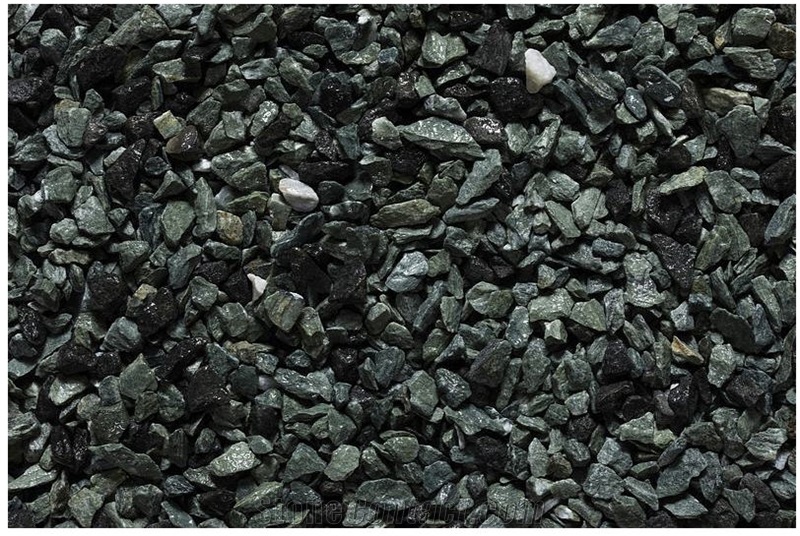 Bavarian Green, Green Marble Pebble, Gravel