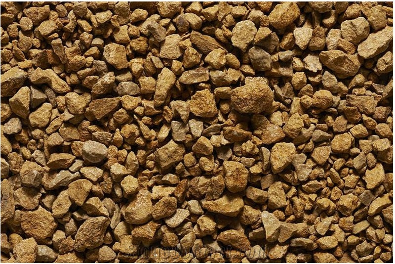 Jurassic Sandstone, Trebgaster Buntsandstein Yellow Sandstone Pebble, Gravel