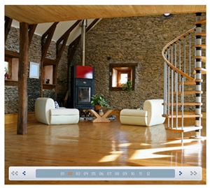 Stacked Stone Wall Covering, Beige Quartzite Wall Covering