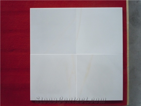Golden Line White Marble Slabs & Tiles, China White Marble
