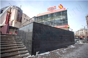 Granite Curtin and Padang Dark Stairs, Steps, Curtin Brown Granite Stairs