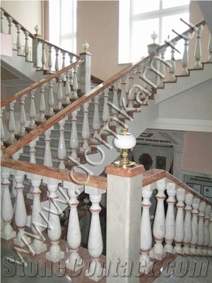 Koelginskoe Marble Balustrade, Koelginskoe White Marble Balustrade