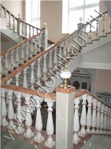 Koelginskoe Marble Balustrade, Koelginskoe White Marble Balustrade