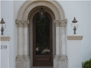 Custom Shafts in Coquina Shellstone, Coquina Shellstone Beige Limestone Building, Walling
