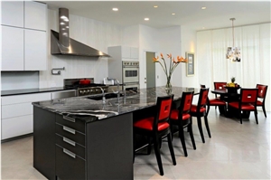 Award Winning Kitchen with Vallefuoco Construction, Valle Fuoco Quartzite Kitchen Countertops
