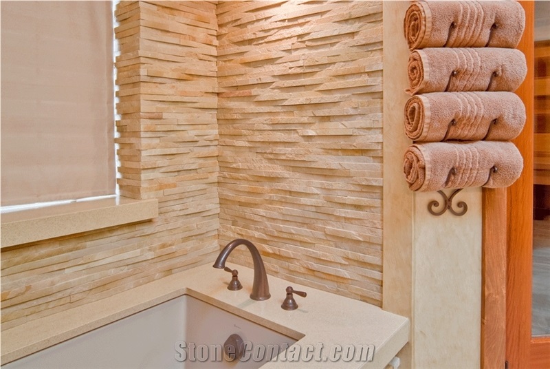 Cladding Rustic Copper Quartzite Field Tile, Copper Brown Quartzite Cultured Stone