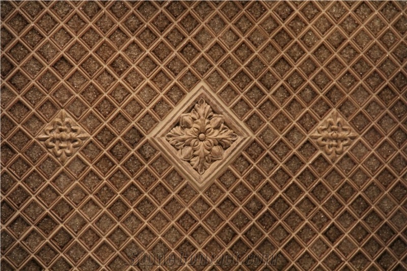 Durango Honed Limestone Private Residence Kitchen, Durango Beige Limestone Traditional Kitchen Design