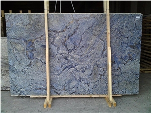 Azul Bahia Granite, Brazil Blue Granite Slabs & Tiles