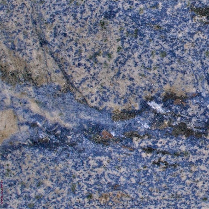 Azul Bahia Granite, Brazil Blue Granite Slabs & Tiles