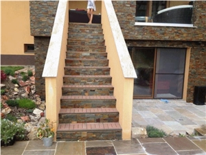 Jak Multicolor Cultured Stone, Jak Multicolor Slate Cultured Stone