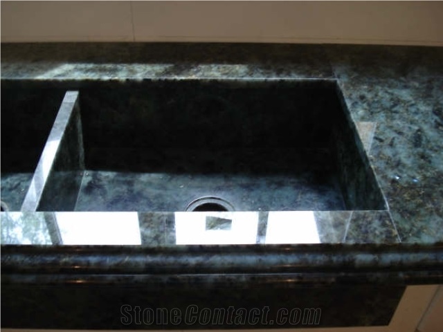 Labradorite Blue Australe Countertop, Labradorite Australe Blue Granite