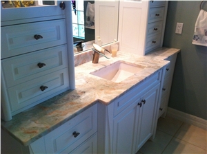 Lady Pink Onyx Bathroom Counter
