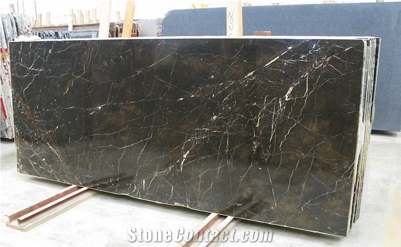 Nero St Laurent Marble Slab & Tile, France Black Marble