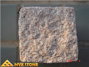 G664 Granite Cube Stone,G664 Paving, G664 Red Granite Cobble Stone