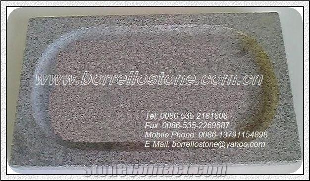 Global Sales Steak Cooking Stone, A Grey Granite Kitchen Accessories