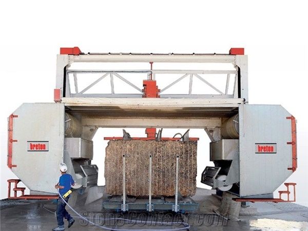 GOLD 2000/7 Diamond Multi Wire Saw Cutting Granite
