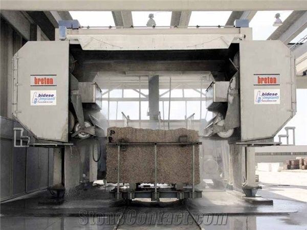 GOLD 2000/7 Diamond Multi Wire Saw Cutting Granite