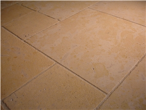 Gold Chinese Limestone Tiles, China Yellow Limestone Different Surface Sample Tiles-Good Price
