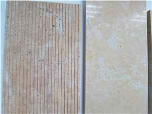 Gold Chinese Limestone Tiles, China Yellow Limestone Different Surface Sample Tiles-Good Price