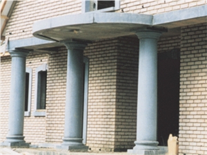 Complete Columns with Capitals, Socles, Belgian Stone Blue Blue Stone Columns