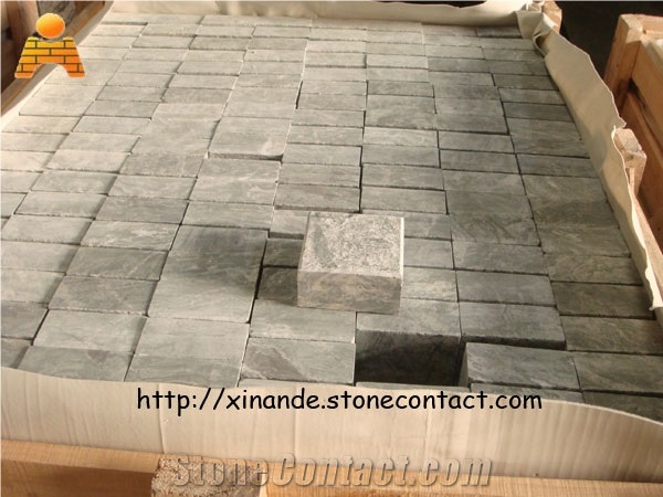 Green Granite Cubes