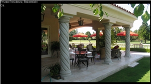 Lavander Cantera Blanco Limon Private Residance Lavander Cantera White Column