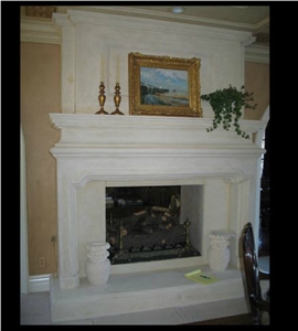 Riviera Beige Fireplace, Riviera Beige Marble Fireplace