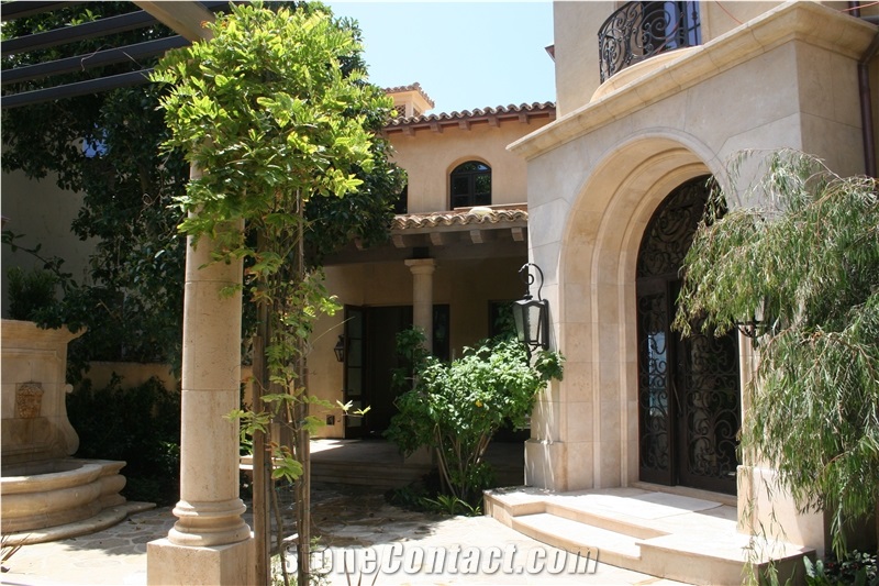Sienna Beige Architectural Stone, Tuscano Clasico Beige Limestone Building, Walling