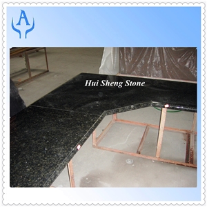 Granite Deep Green Uba Tuba Countertop, Verde Ubatuba Green Granite