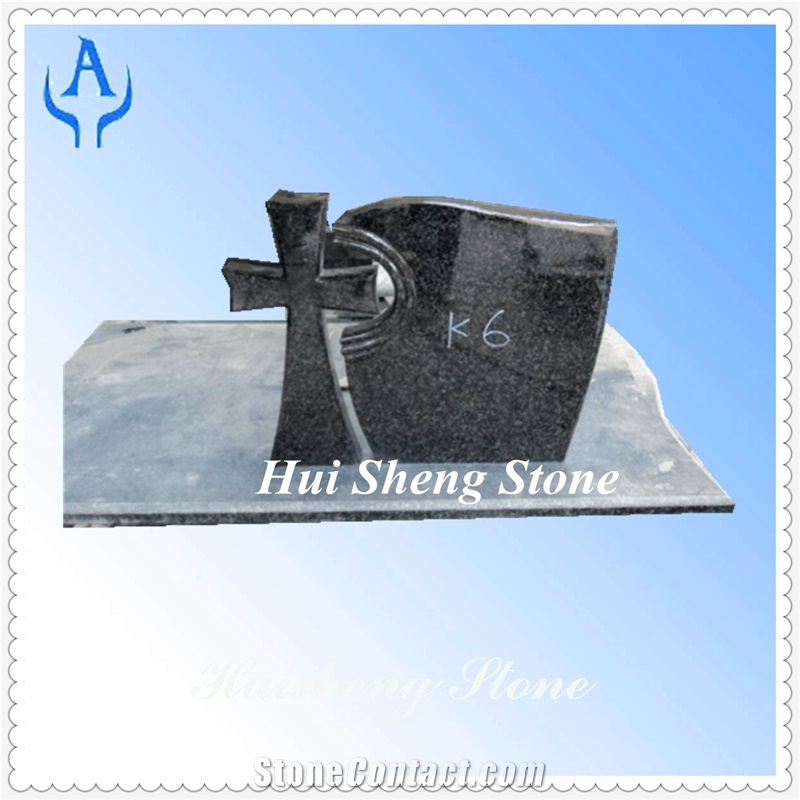 Granite South Africa Black Tombstone Monument, Granite