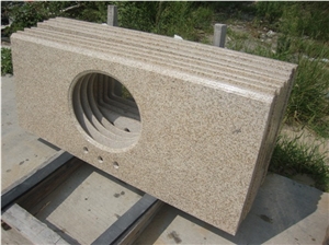 Putian Rust Yellow Granite Bathroom Top