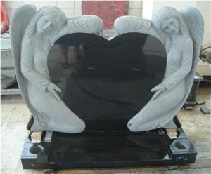 Shanxi Black Granite Tombstone