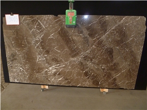 Marron Imperial Marble Slabs, Spain Brown Marble