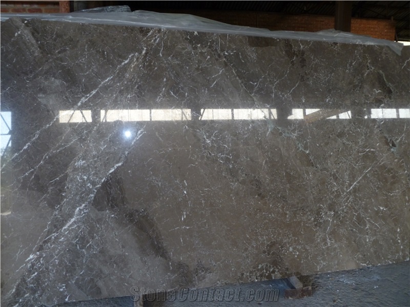 Marron Imperial Marble Slabs, Spain Brown Marble