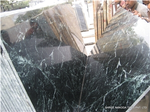 Spider Green Marble Slabs