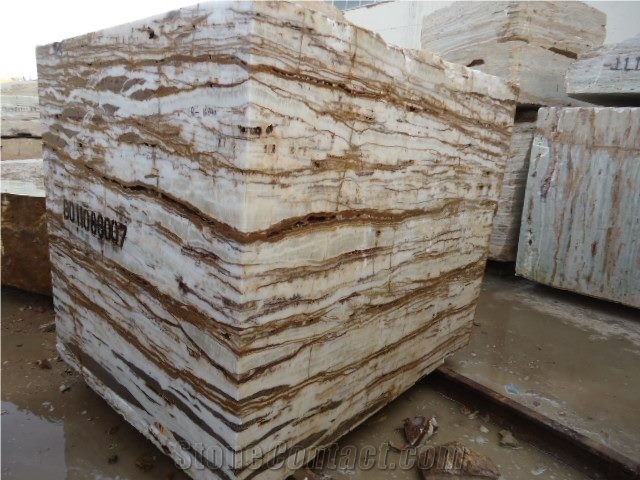 Biano Onyx Blocks, Pakistan Brown Onyx