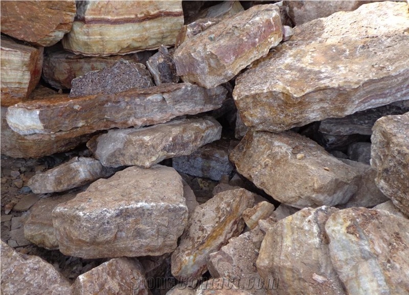 Red Skin Onyx Boulders, Red Onyx Block