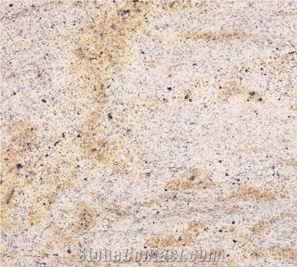 Ivory Fantasy Granite Slab, India Beige Granite