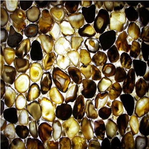 Leather Skin Gem Stone Slab